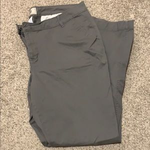 Grey old navy flirt pants, size 18.